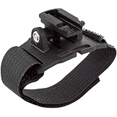 CATEYE LED Bike Light Helmet Mount | Optimal Night Riding, Fits AMPP Series Headlights, Easy to Install, Secure Velcro Closure