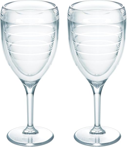 Tervis Wine Glass Boxed (4 Pack) Insulated Tumbler, 9 oz