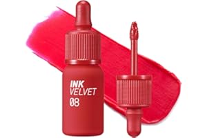CLIO Peripera Ink the Velvet Lip Tint, High Pigment Color, Longwear, Weightless, Not Animal Tested, Gluten-Free, Paraben-Free (008 SELLOUT RED)