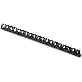 Fellowes 1/2-Inch Plastic Binding Combs, Classroom Organization School Supplies, 90-Sheet Capacity, 100-Pack, Black (52326)