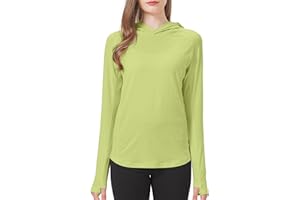 netdraw Women's Ultra-Soft Bamboo Viscose Hoodie UPF 50+ Sun Protection Long Sleeve Shirt