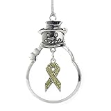 Inspired Silver - Green Ribbon - Silver Christmas