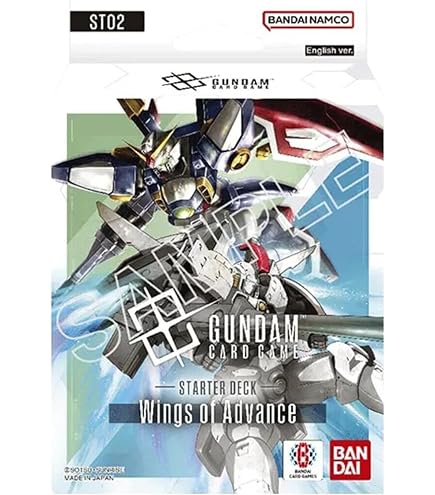Amazon.com: Bandai ST02 Gundam Card Game Starter Deck Wings of