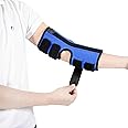 Elbow Splint, Night and Day Brace for Ulnar Nerve Entrapment, Cubital Tunnel Syndrome, for Left & Right Arm, Immobilizer for Sleeping Extension and Working, Adjustable Angle Aluminum Bracket - L/XL