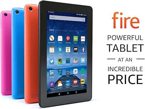 Fire Tablet With Alexa 7 Display 8 Gb Black With Special Offers Previous Generation 5th