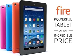 Fire Tablet with Alexa, 7" Display, 8 GB, Black - with Special Offers (Previous Generation - 5th)