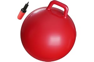 WALIKI Hippity Hop Ball for Teens | 22-Inch Red Hopper Ball | Jumping & Hopping for Active Play & Outdoor Fun