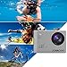 4k WIFI Sports Action Camera,SOOCOO C30R Action Camera Waterproof 20MP 170 Degree Wide Angle Sports Video Camera 2 inch LCD Screen/2.4G Remote Control/2 Batteries-Silver(Micro SD Card Not Included)