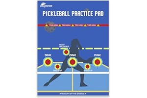 Pickleball Practice Pads for Walls, Dink Pad Pickleball Training Poster, Dink Master Exercise Rebounder Aids, Pad for Pickleb