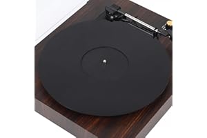 Acrylic Turntable Mat Record Slipmat: 12 Inch Platter Vinyl Slip Mats Record Player Accessories for Anti Static, Enhanced Sou