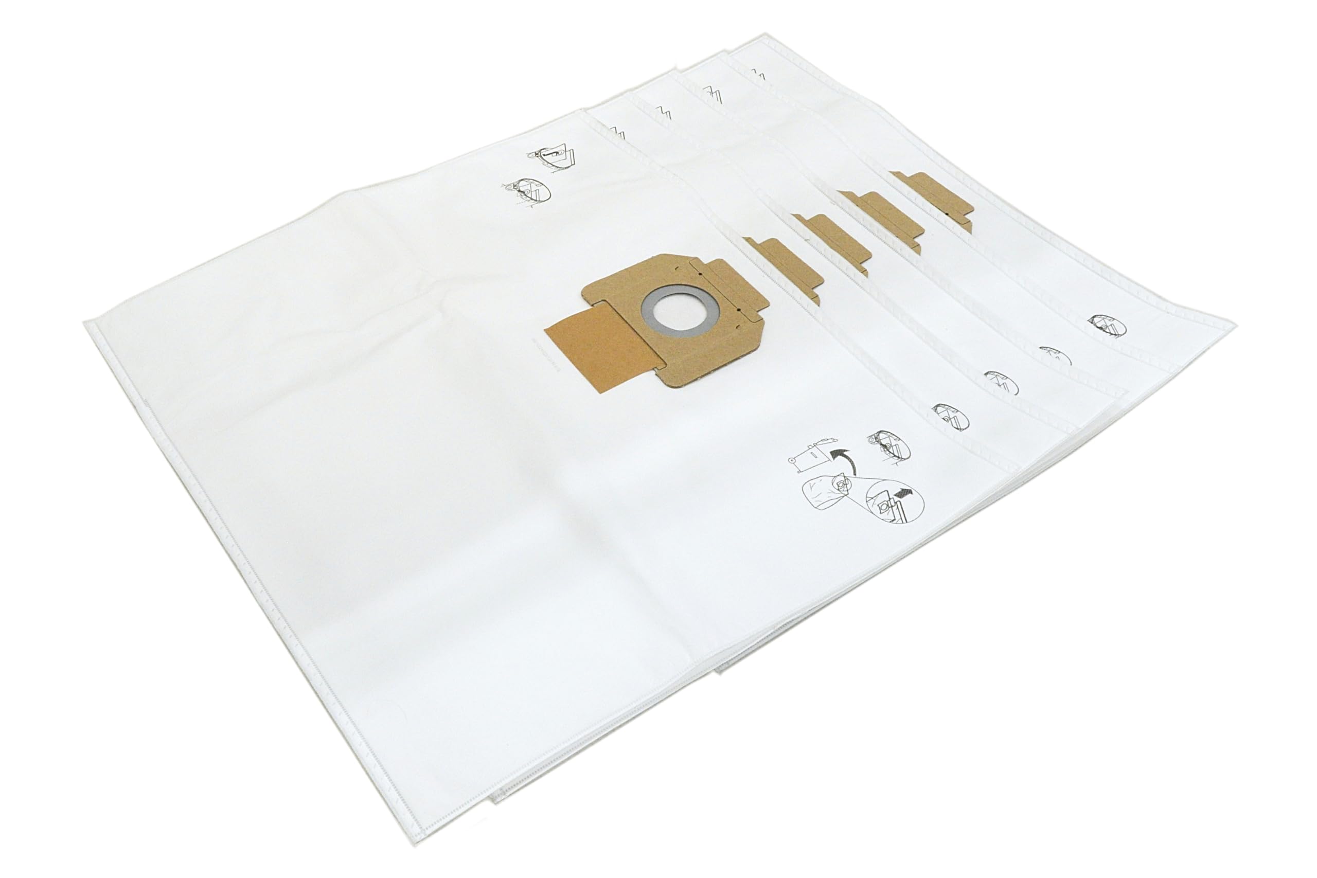 Makita P-84078 Vc3012M Non-Woven Filter Bags, Multi-Colour, Pack of 5