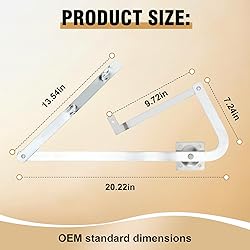 55-2 Attic Ladder Hinge Arms,Compatible with Werner
