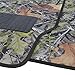BDK Camo Gray Forest Car Seat Cover & Floor Mat Set - Front Rear Headrests, 4 Floor Mats - Universal Fit