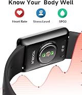 TOOBUR Fitness Watch Heart Rate Sleep Tracker Pedometer 3ATM Waterproof No view 3