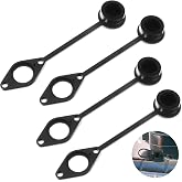Relaxweex 4 Pcs Socket Cover Compatible with 98544 Winch Remote Control | Protector Cap, for Truck Winches, with Round Socket, Waterproof Dustproof, Prevents Corrosion, Easy Clip-on Mount Kit