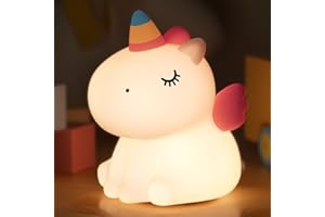 YISSVIC Kids Night Light for Bedroom Rechargeable Cordless 7 Colors Tap Control Bedside Lamp Nursery Nightlight Gifts for Boy