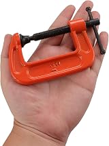 ASelected 4Pcs Mini G Clamp 2 Inch Capacity Orange - Industrial Strength view 5