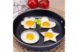 4 Pack Stainless Steel Egg Rings for Cooking