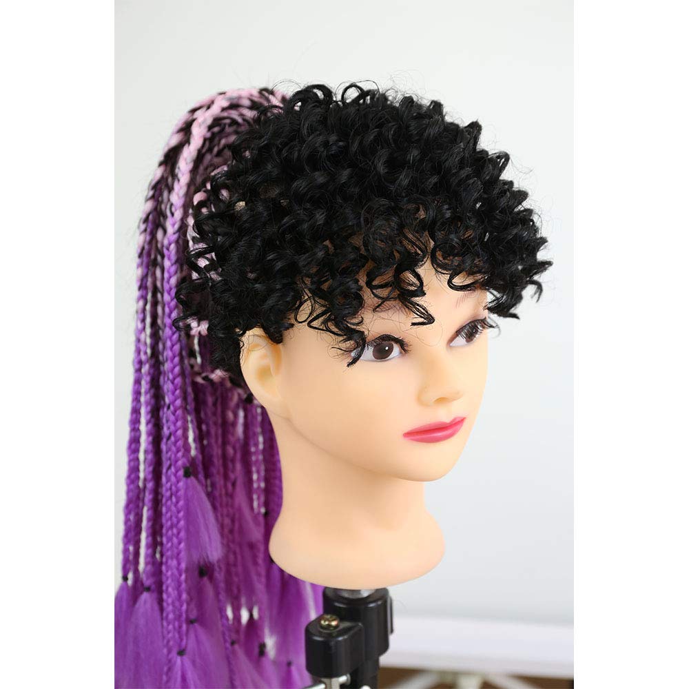 Amazon Com Talang Hair Kinky Curly Hair Bangs Natural Black Hair