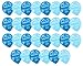 It's a Boy Baby Shower Blue Balloons Collection, Set of 30