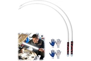 Flexible LED Flashlight Stick,27in Bendable Mechanic Work Lights,Rechargeable High-Lumen Flashlight for Mechanics,Car Repairs