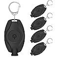 RISEMART 5 Pack Keychain Flashlight, 14 Lumens Bright LED Keychain Light 2 Modes, Portable Mini Key Ring Light for Ourdoor Camping Emergency Hiking
