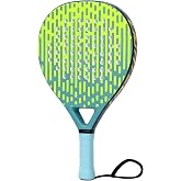 Carbon Fiber Padel Racket, Durable Padel Tennis Racquet | Lightweight EVA Memory Foam Core, Large Sweet Spot, Shock Absorption, For Beginners &amp; Intermediate Players