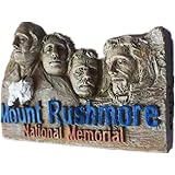 Mount Rushmore National Memorial South Dakota America USA Fridge Magnet 3D Resin Handmade Craft Tourist Travel City Souvenir Collection Letter Refrigerator Sticker