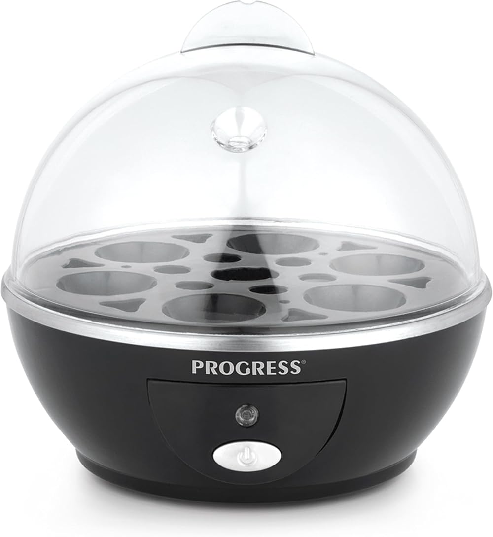 Progress EK2783P Electric Egg Boiler Egg Cooker Poacher Steamer 6 Eggs