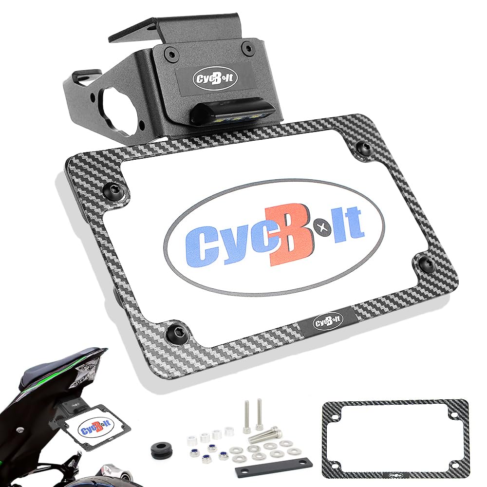 Photo 1 of CYCBOLT Fender Eliminator Fit for Z900 2024-2017 / ZH2 2025-2020 Fender Eliminator Kits Tail Tidy License Plate Bracket Holder Compatible with OEM Aftermarket Turn Signals