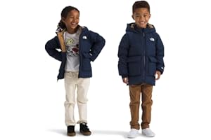 THE NORTH FACE Kids' North Down Fleece-Lined Parka, Summit Navy, 7
