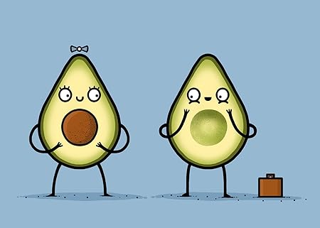 Avoir Images Baby D Avocat Fruits Et Graines De Couple Humour Rectangle dernière salutations