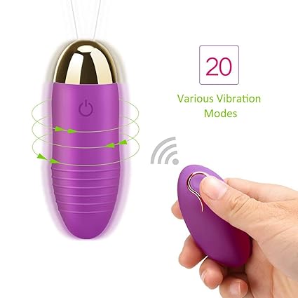 Liebeskugeln mit Vibratoren-Bullet-Vibratoren-Vibe Ei für die klitoris mit Fernsteuerungs 20 Modus Drahtloses Wiederaufladbar