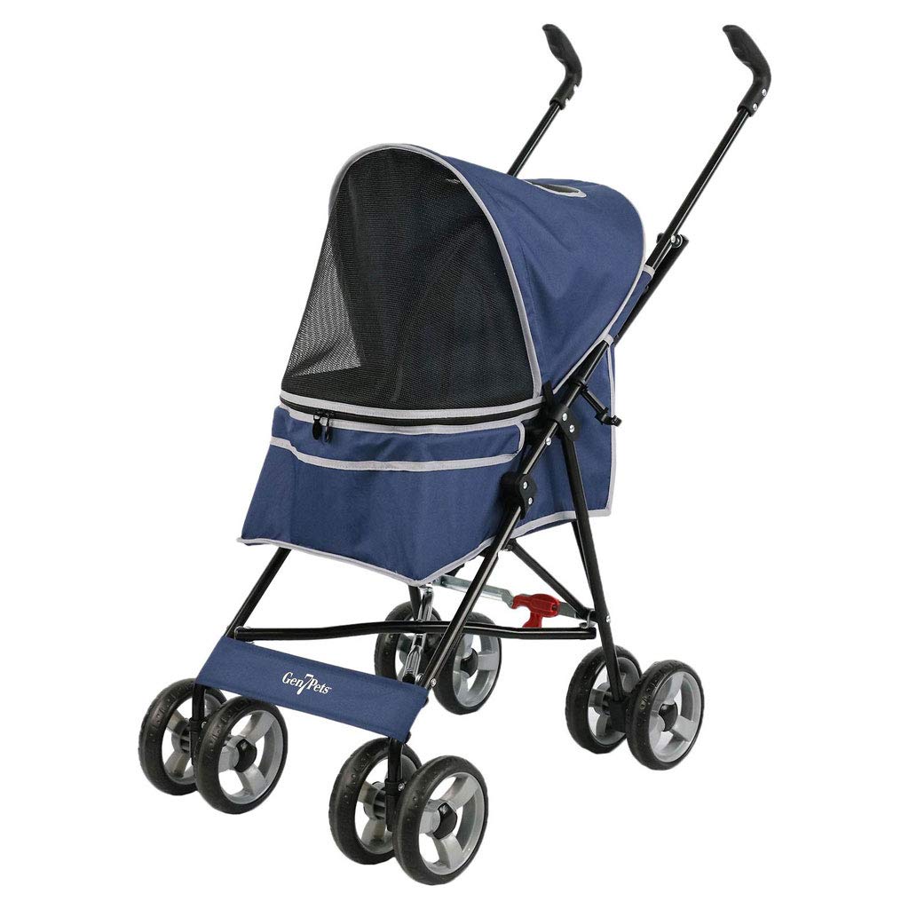 ペットのベビーカーの犬 猫のプッシュ椅子多機能の防水動物の旅行キャリア大きな車のペットのスポーツカー 青 色 黒 青 B07mw1c8zc 犬小屋 福袋セール