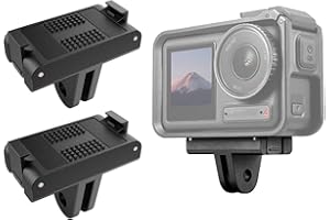 Lupholue Magnetic Quick Release Mount Adapter for DJI Action 5/4/3 Pro (2 Packed)