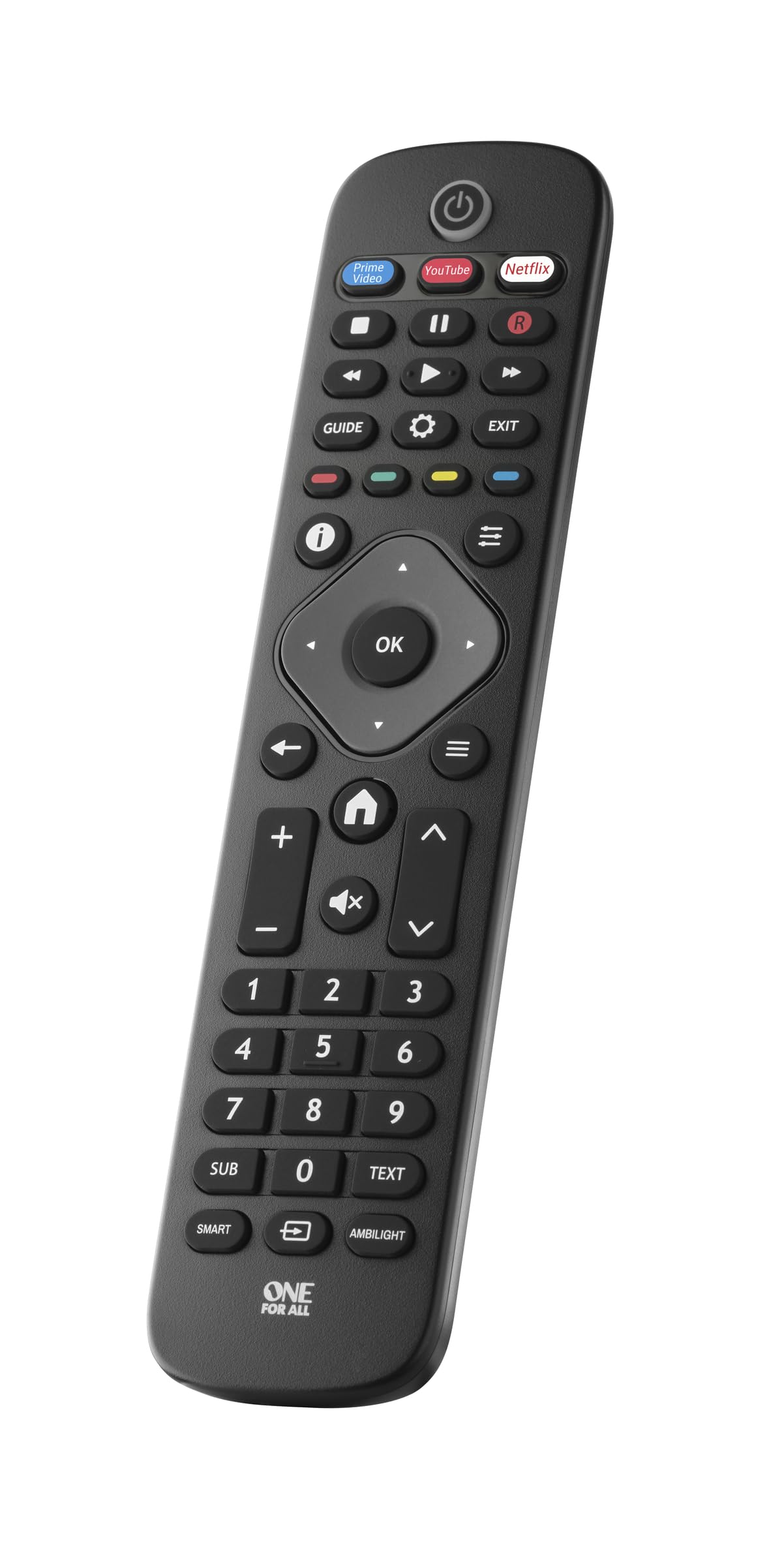 One For All Philips TV Replacement remote – Works with ALL Philips TVs – Learning feature - URC4913