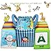 teytoy Baby Toys, 26pcs Baby's Non-Toxic Educational Soft Intelligence Development Cloth Card Infant Learning Toys My First Alphabet Cards