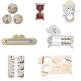 Luwecf Matching Board Teaching Prop DIY Accessories Material Montessori Busy Board