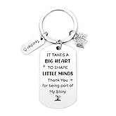 Liomxase Gifts for Teachers - Thank-you Teacher Christmas Gift,Teacher Appreciation Gifts,Teachers Retirement Graduation End of Year Valentines Stocking Stuffers Birthday Farewell Present Keychain