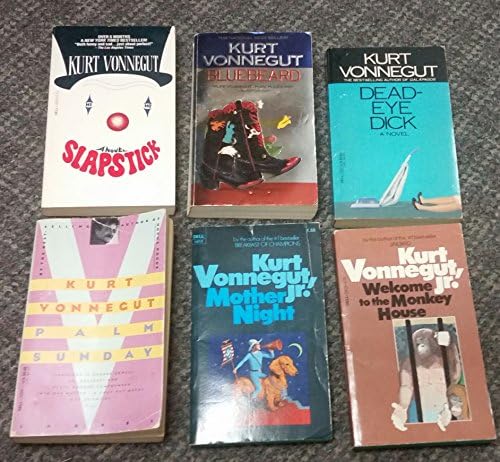 (6) Vonnegut Set (Mother Night, Welcome to the Monkey House, Slapstick, Palm Sunday, Deadeye Dick, Bluebeard)