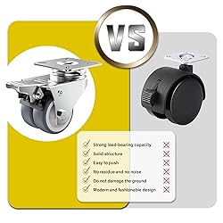 ASHGOOB Caster Wheels, 2inch Casters Set of 48