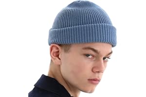 UNDERCONTROL Winter Fisherman Beanie Free Size Men Women - Unisex Stylish Plain Skull Hat Watch Cap