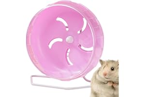 DOEFO Silent Hamster Wheel 6 Inch - Quiet Hamster Wheel Dwarf Hamster Toys | Hamster Exercise Wheels Small Animal Toys, Exercise Wheel for Hamsters, Gerbils, Mice, Hedgehog