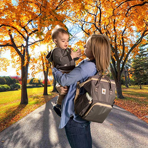 Diaper Bag Backpack - Baby Bags for Mom, Girls & Boys | BEST 2018 Women Organizer for Boy & Girl with Bookbag - Thumbnail 5
