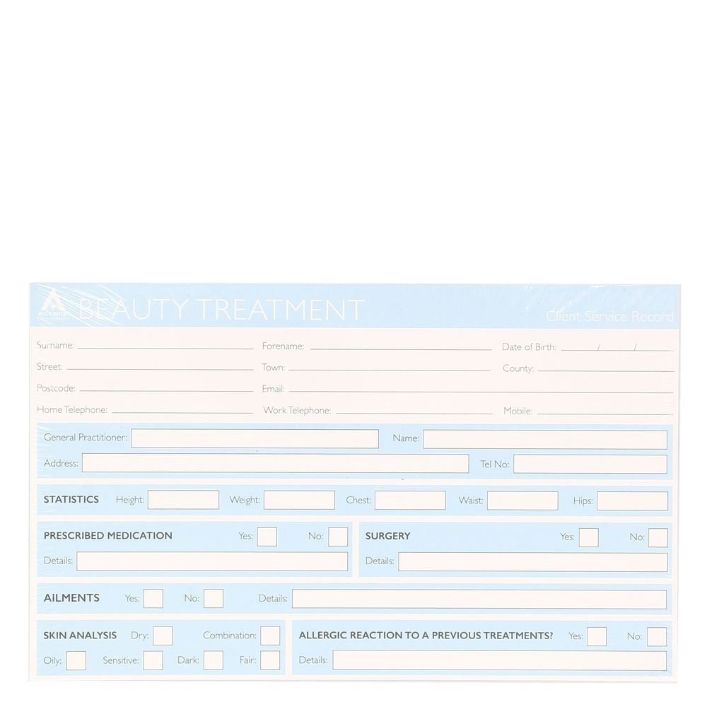 Agenda Record Cards Beauty