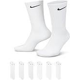 Nike Adult Everyday Cushioned Training Crew Socks (6-Packs) | Mens &amp; Womens