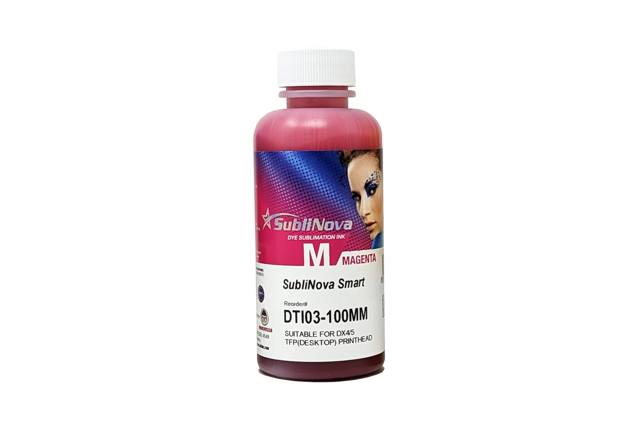 Ink Tec Sublinova Smart DTI Dye Sublimation Inks (Magenta, 100ml)