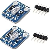 HiLetgo 2pcs VEML7700 Ambient Light Sensor Module I2C IIC 16 Bits Light Environment Sensor 0~120k Lux Light Measuring Range