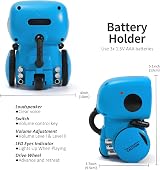 GILOBABY Interactive Smart Robot Toys Blue Touch Voice Control Dancing Singing view 6