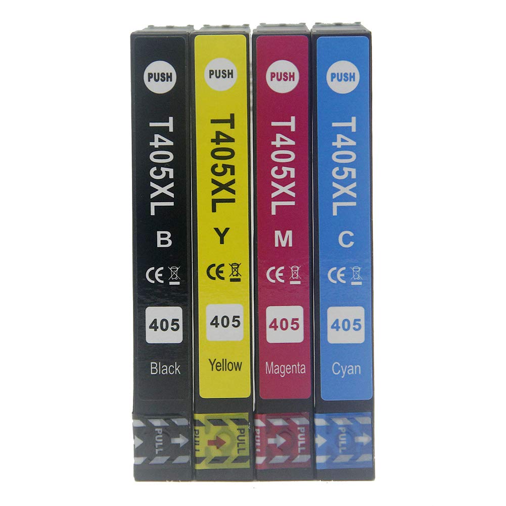 4 Pack Ink Cartridges Compatible with Pro WF-3820 WF-4820 WF-4830 WF-7310 WF-7830 WF-7835 WF-7840 Printer (1x Black 1x Cyan 1x Magenta 1x Yellow)